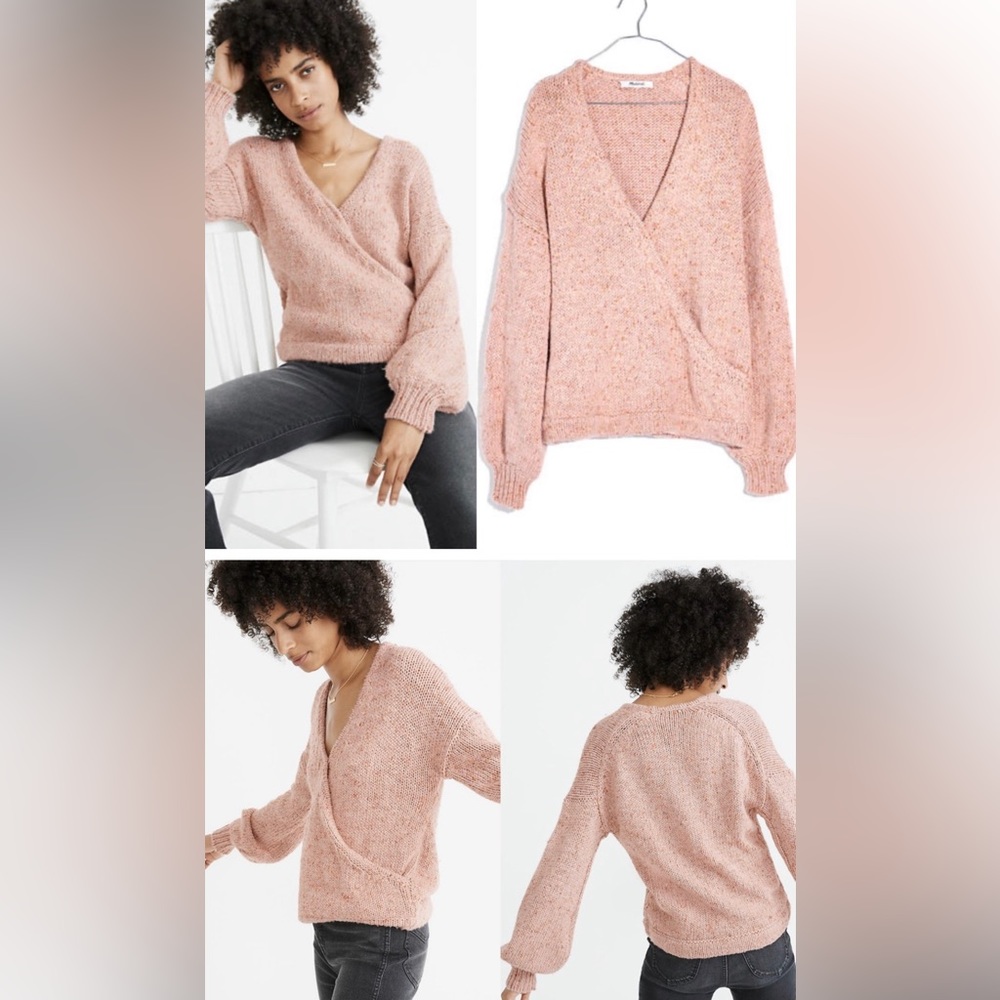 Madewell xxs sweater knit pink/nude
